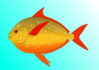Colorful Fish In Water Clip Art